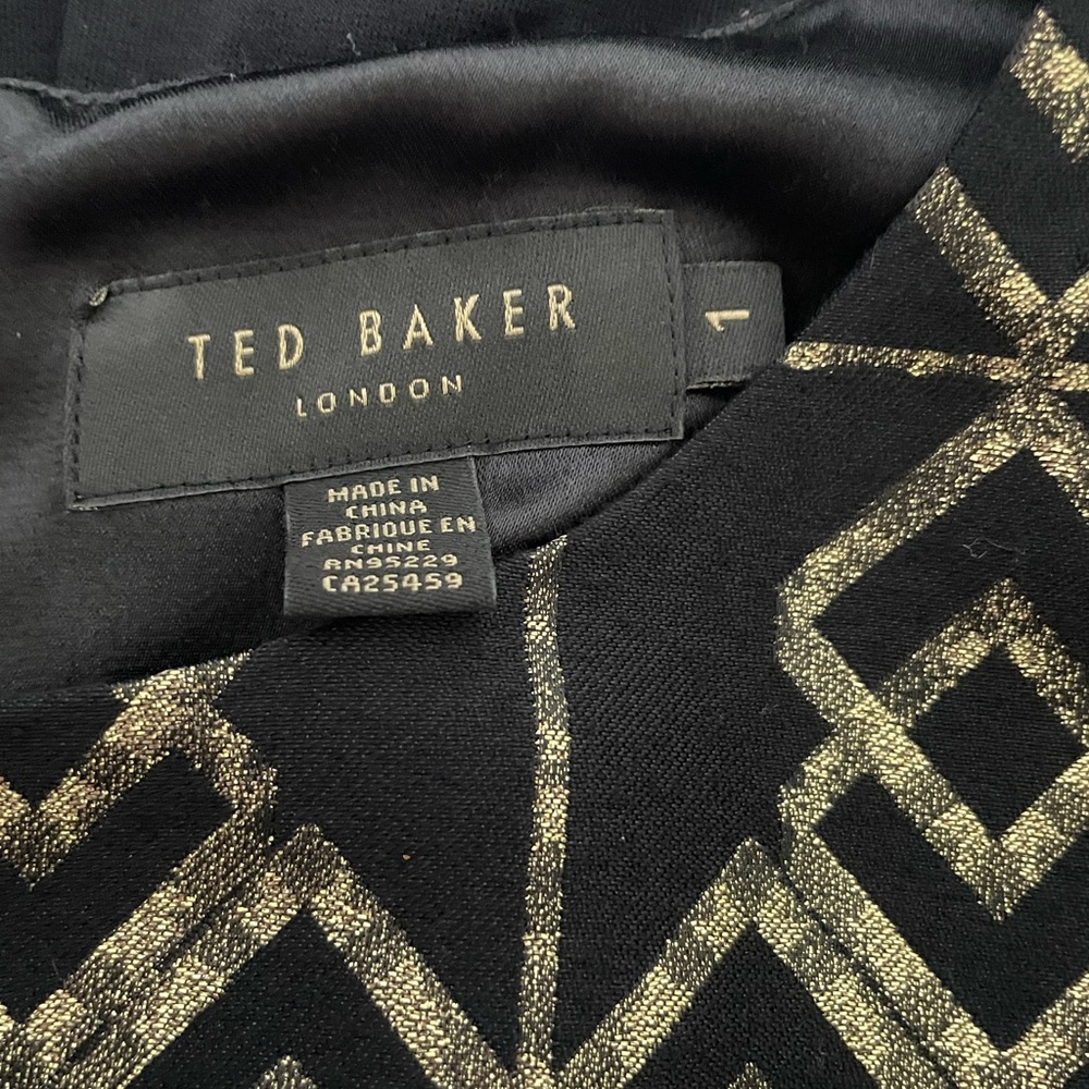 Ted Baker Mikha Metallic Jacquard
Panel Midi Dress Ted Baker Size 1 - Picture 5 of 7